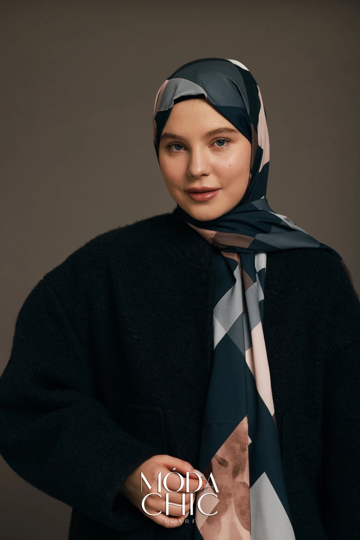 Motif Lys - Gris Foncé