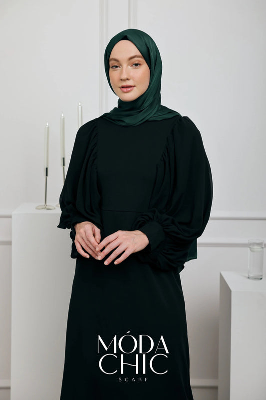 Satin Dévore - Vert D'eau