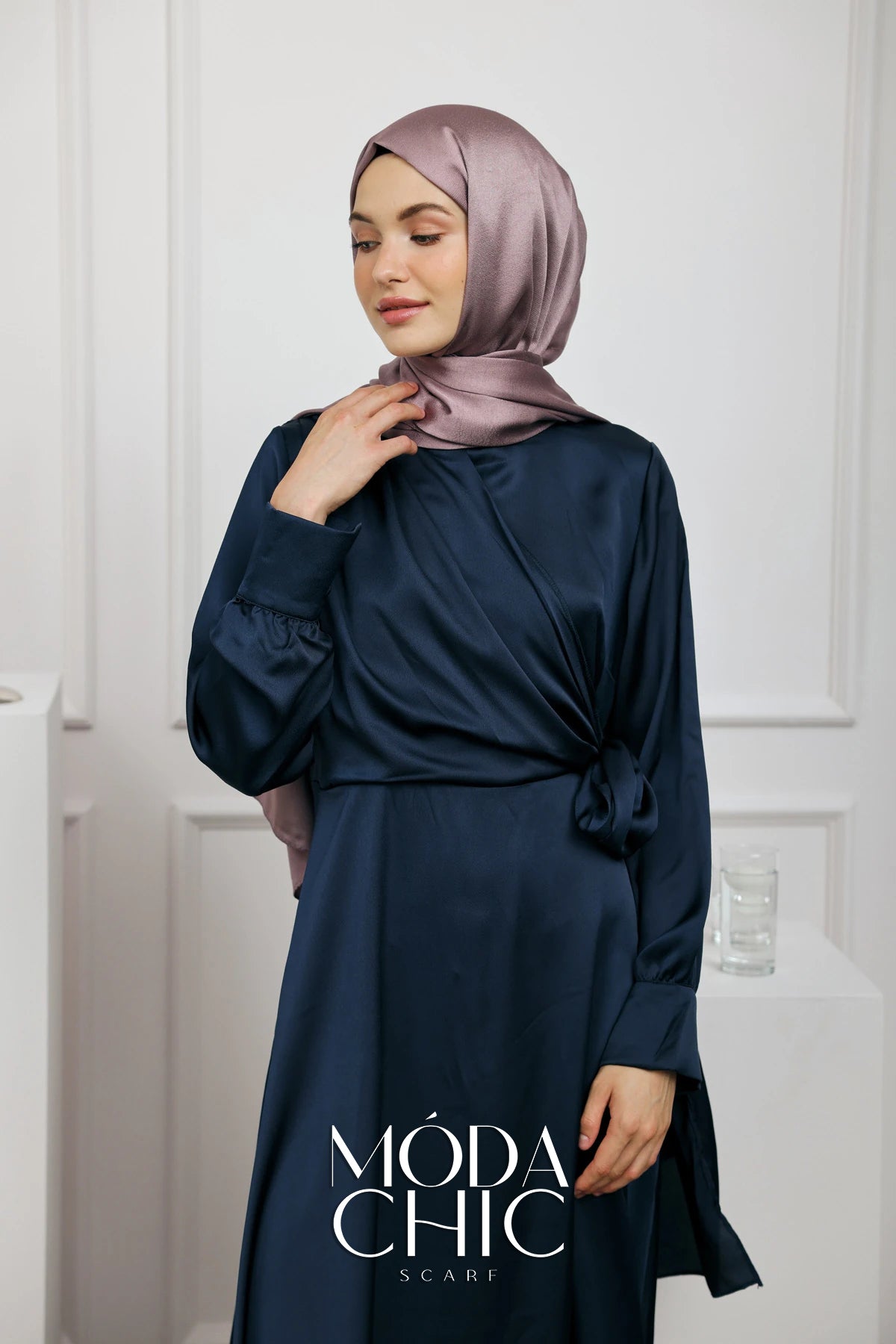 Satin Dévore - Magenta