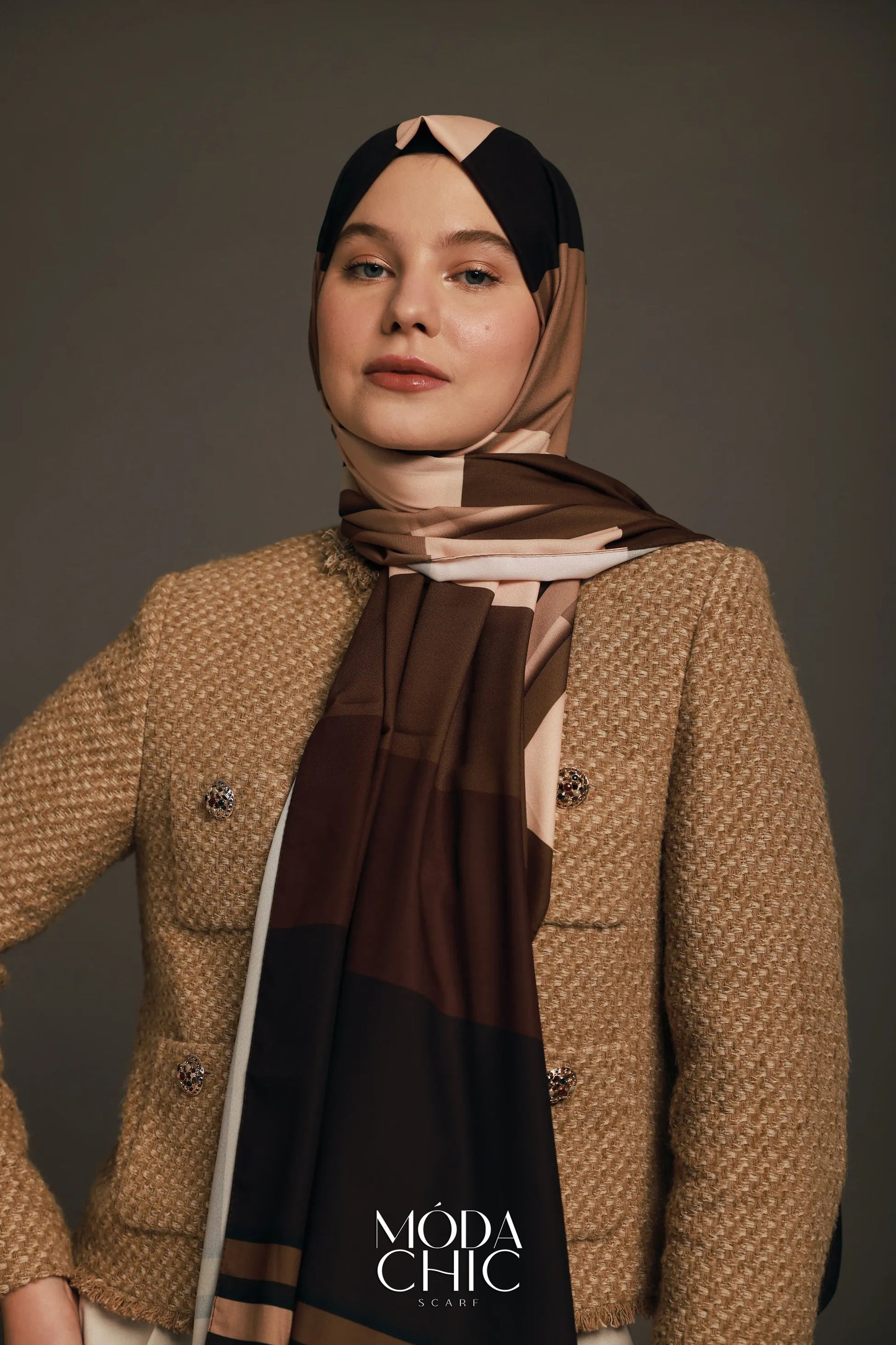 Motif Diez - Noir Marron