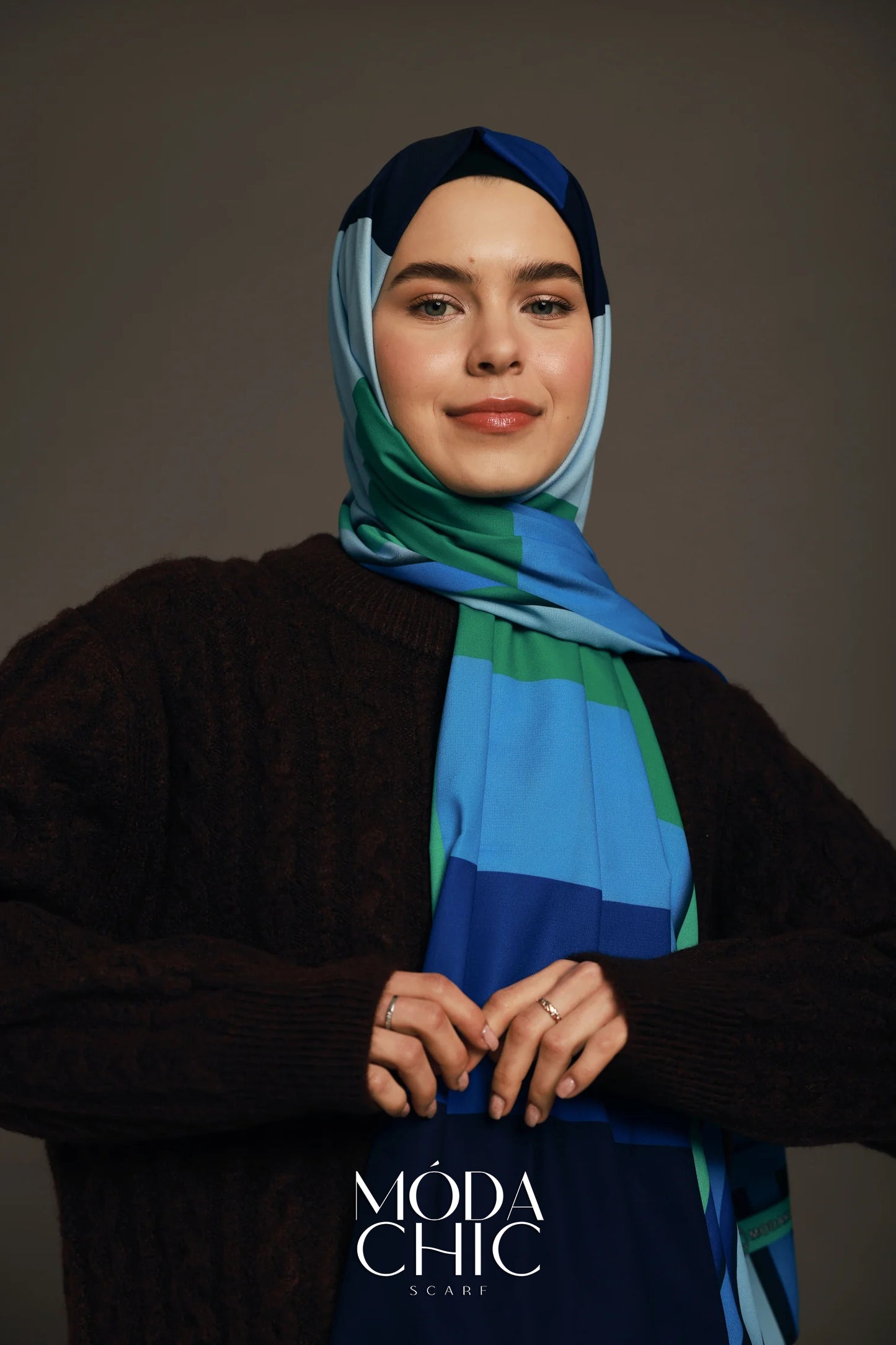 Motif Diez - Bleu Marine