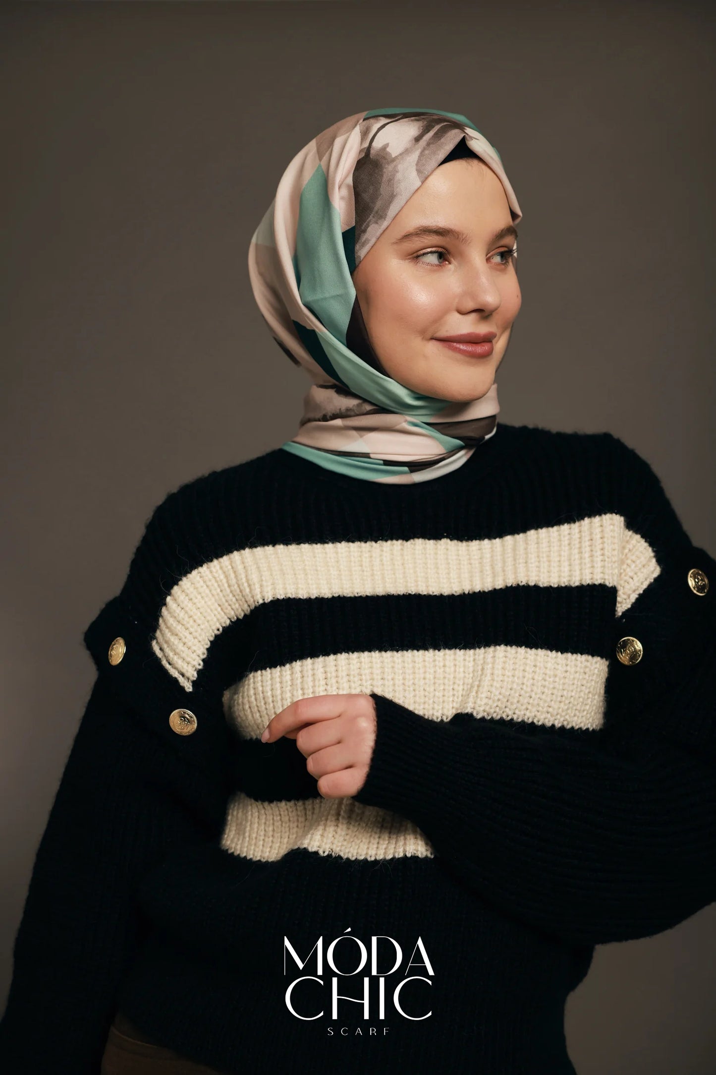 Motif Lys - Beige Antique