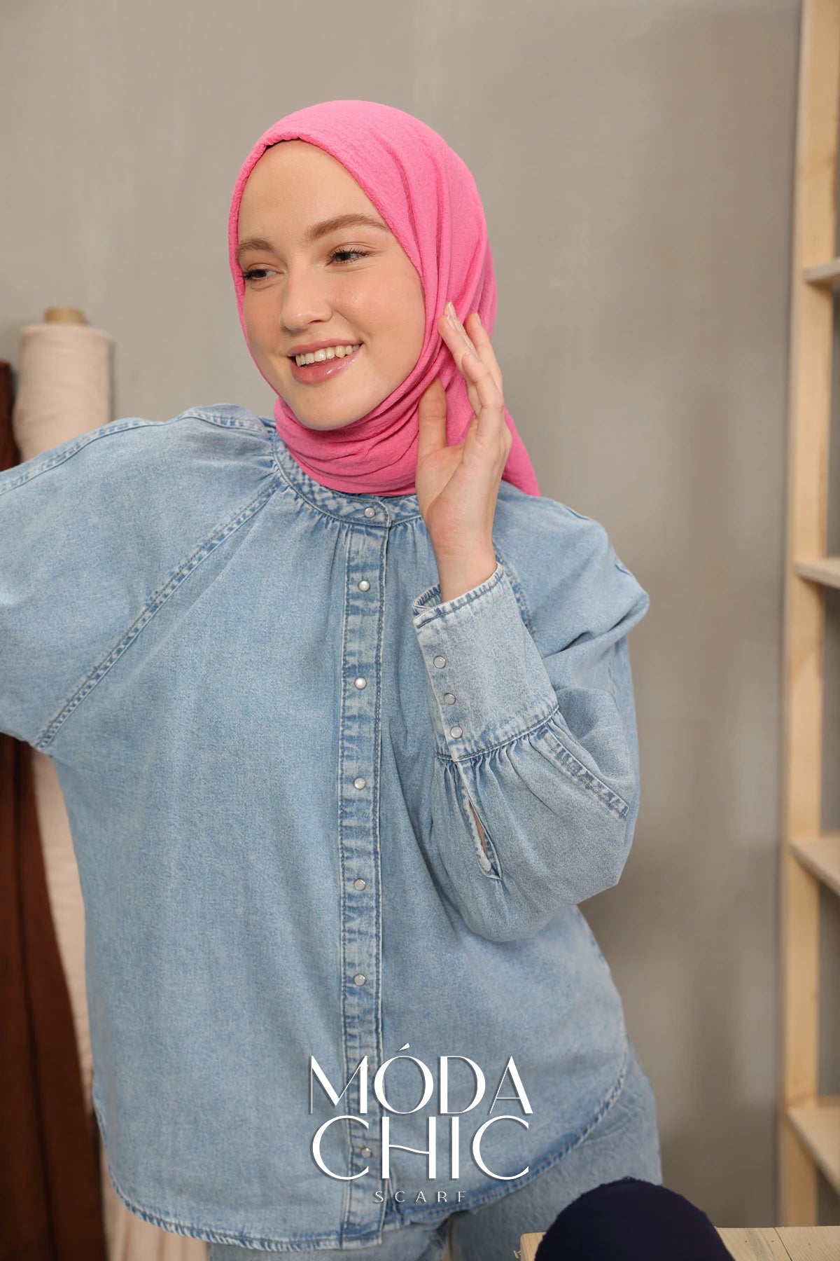 Carré Cotton - Barbe à papa