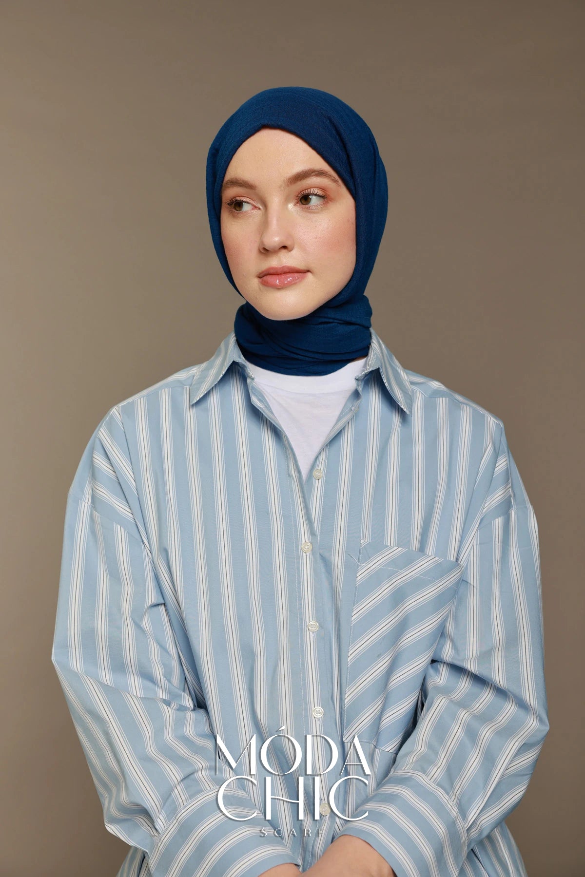 Carré Cotton - Bleu Nuit