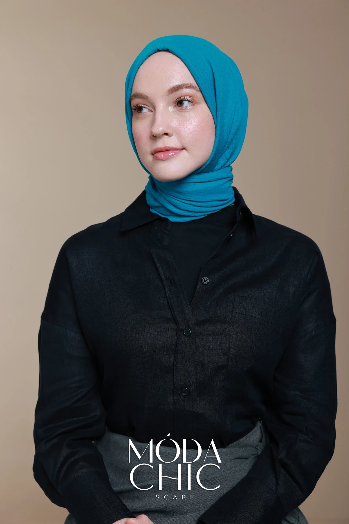 Carré Cotton - Aqua