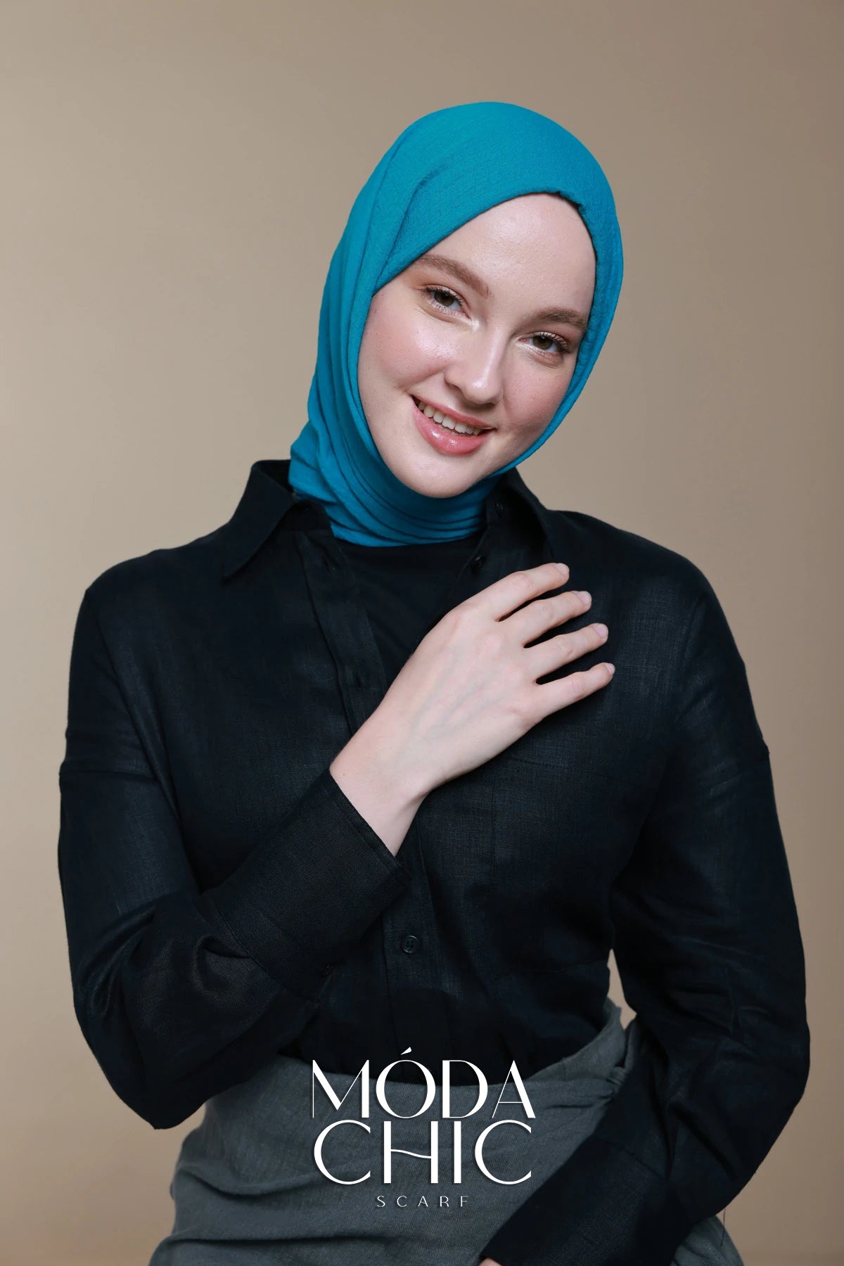 Carré Cotton - Aqua