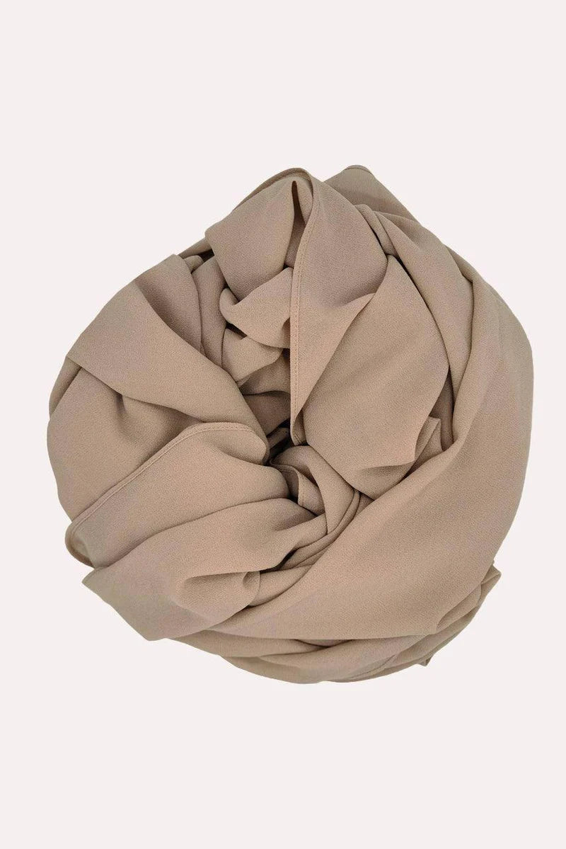 Hijab en Chiffon Premium – Coffee