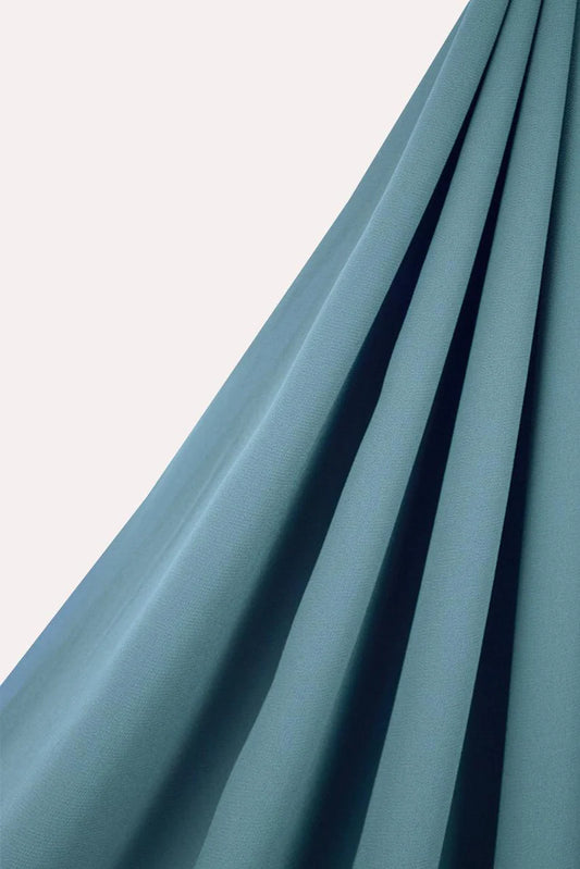 Hijab en Chiffon Premium –  Coral Blue