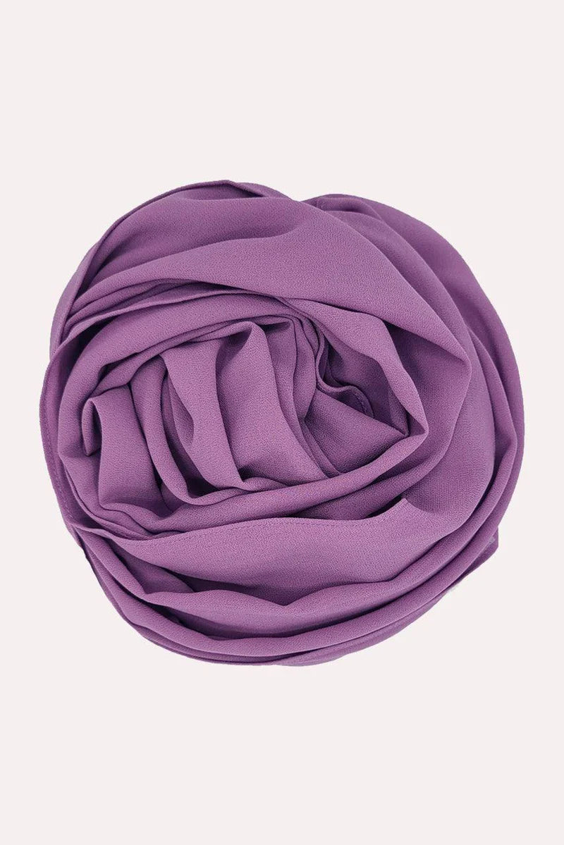 Hijab en Chiffon Premium – Wild Rose