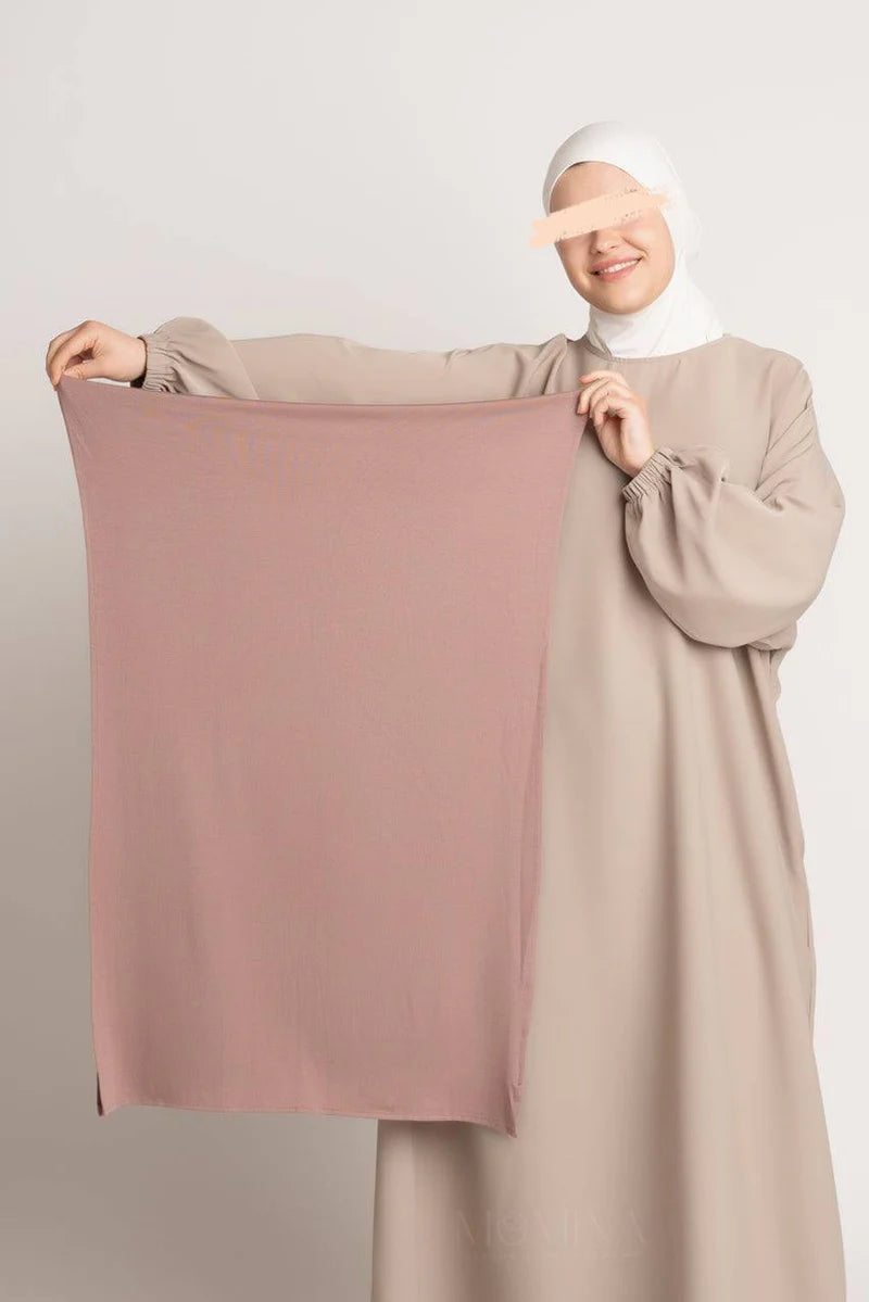Premium Jersey Hijab - Brown Sugar