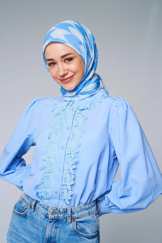 Foulard Flèche - Bleu