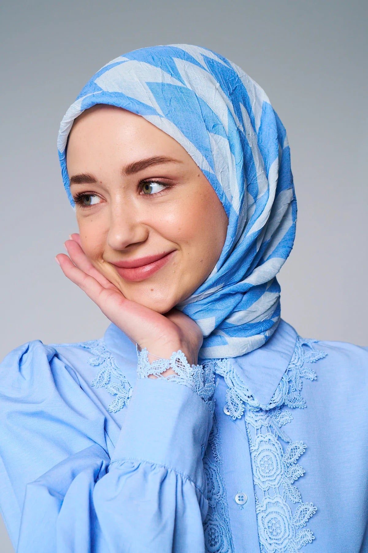 Foulard Flèche - Bleu