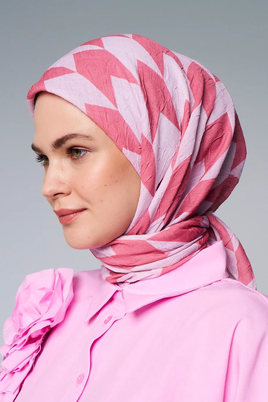 Foulard Flèche - Rose