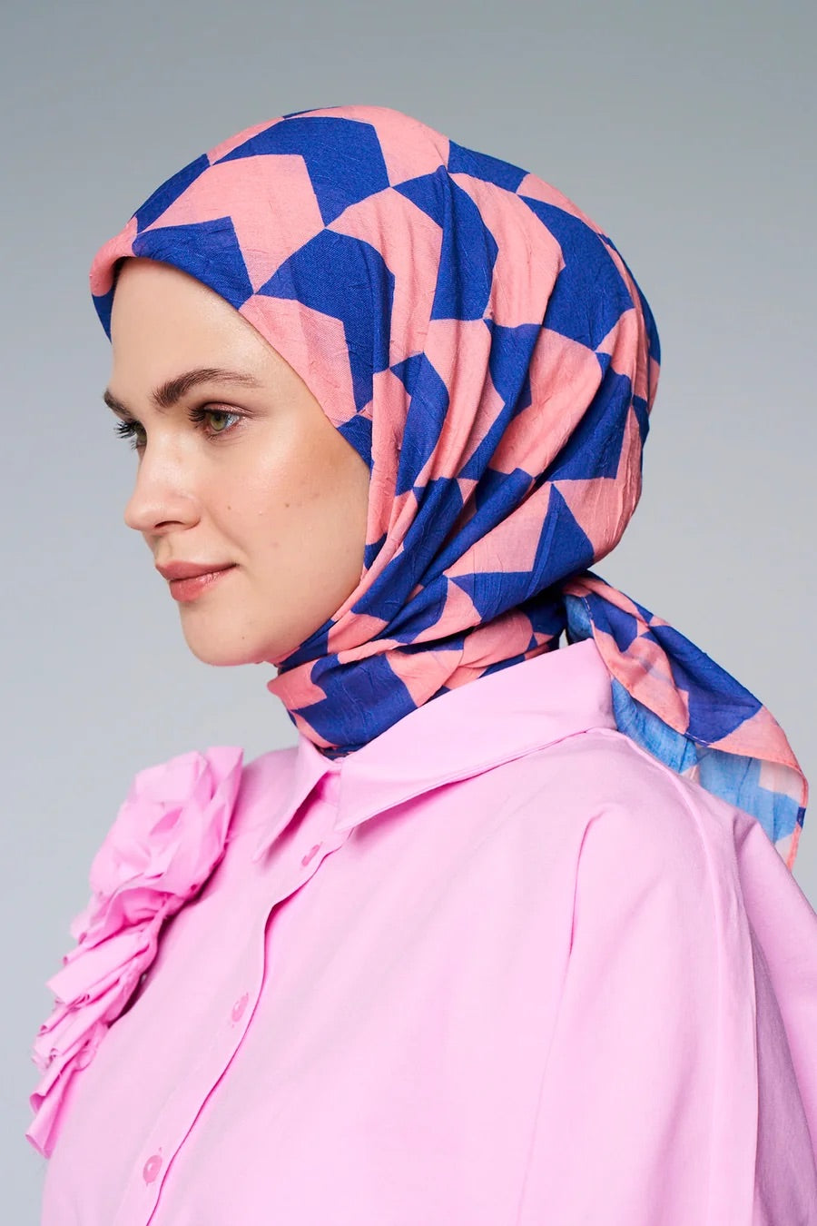 Foulard Flèche - Saumon