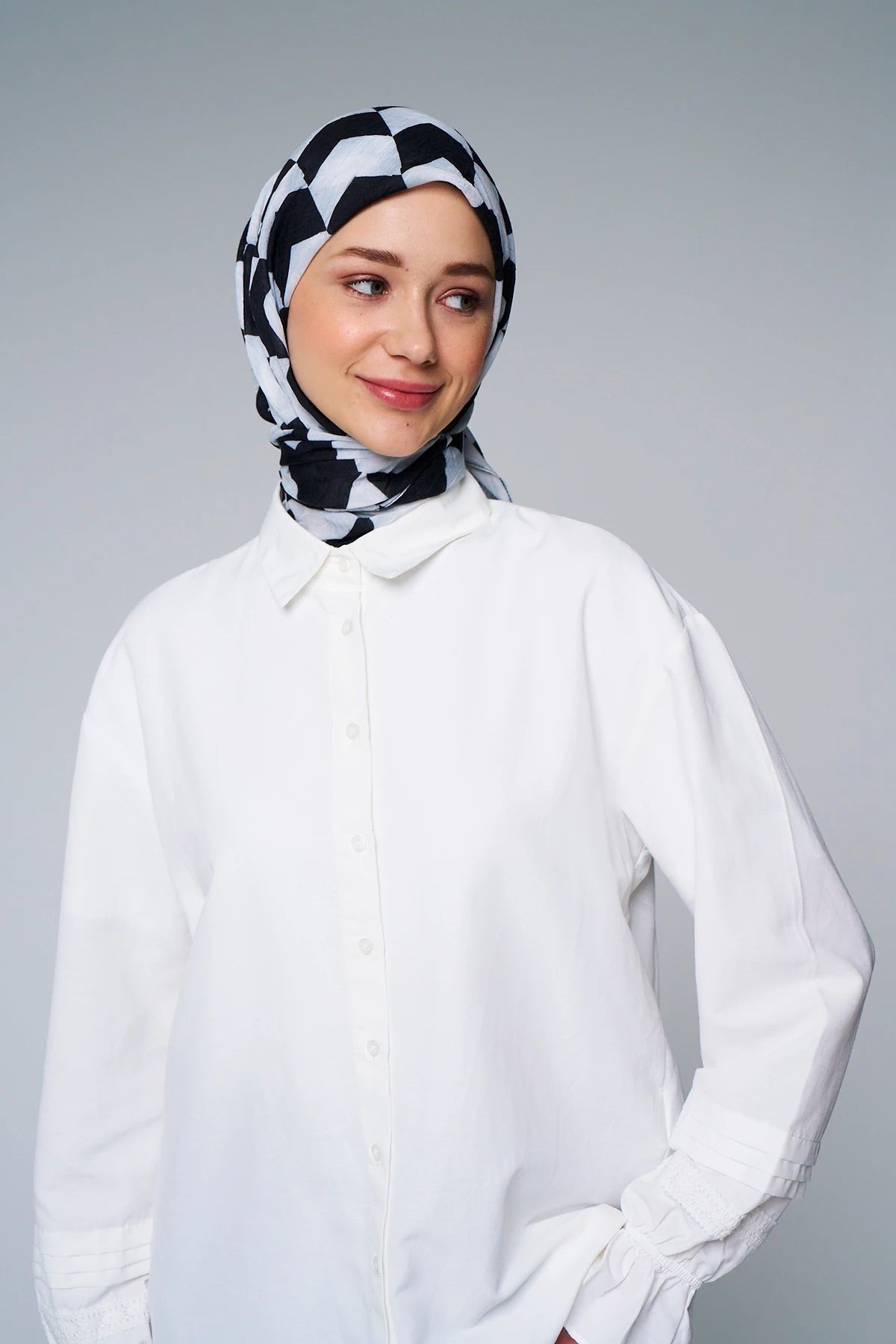 Foulard Flèche - Blanc