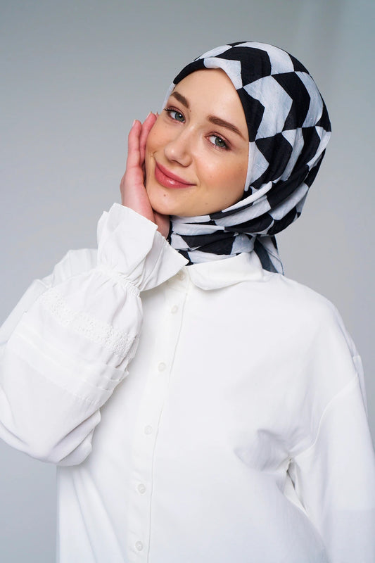 Foulard Flèche - Blanc