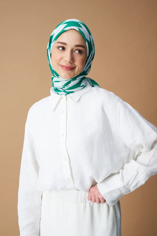 Foulard Flèche - Vert Benetton