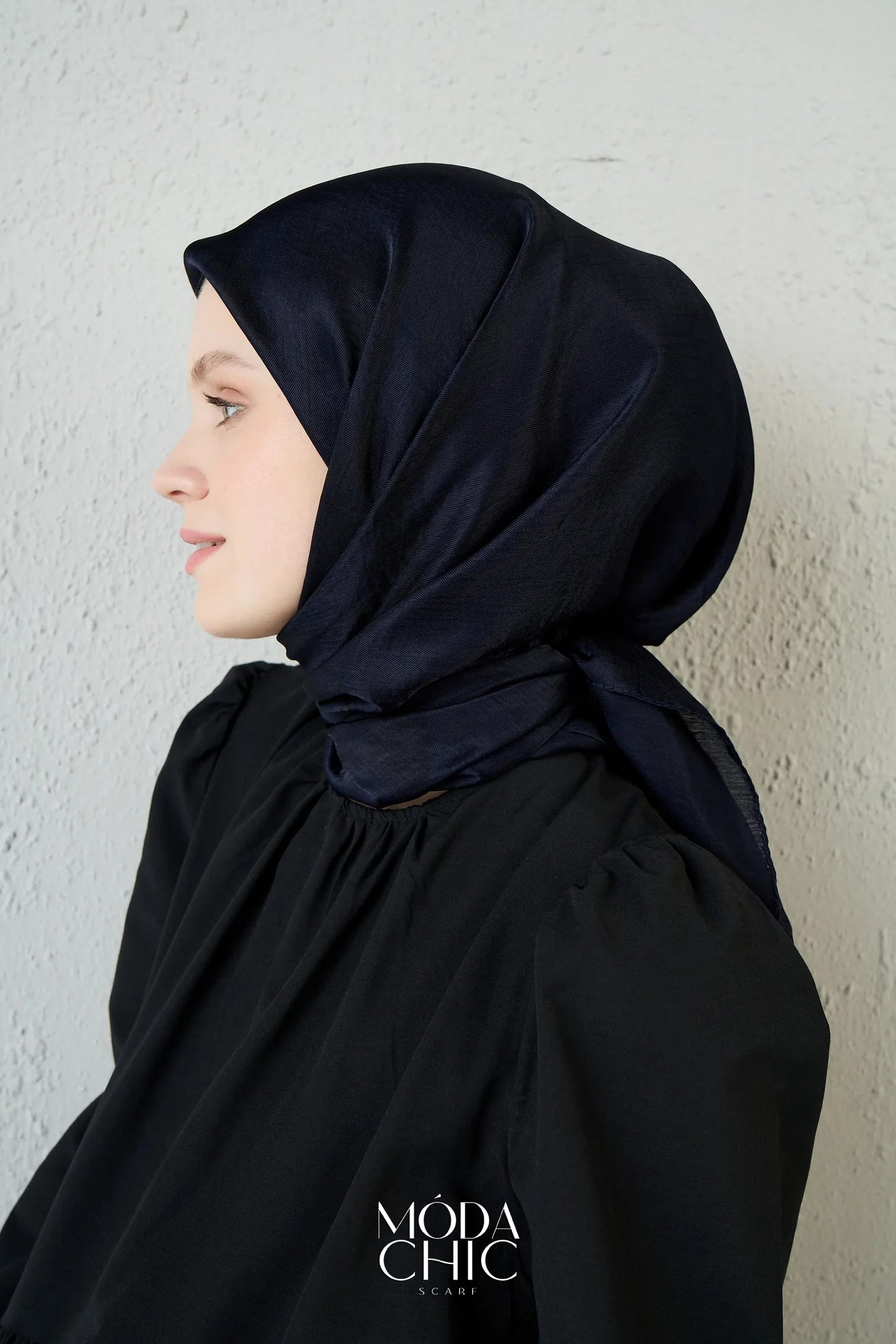 Châle Janjan - Bleu Marine