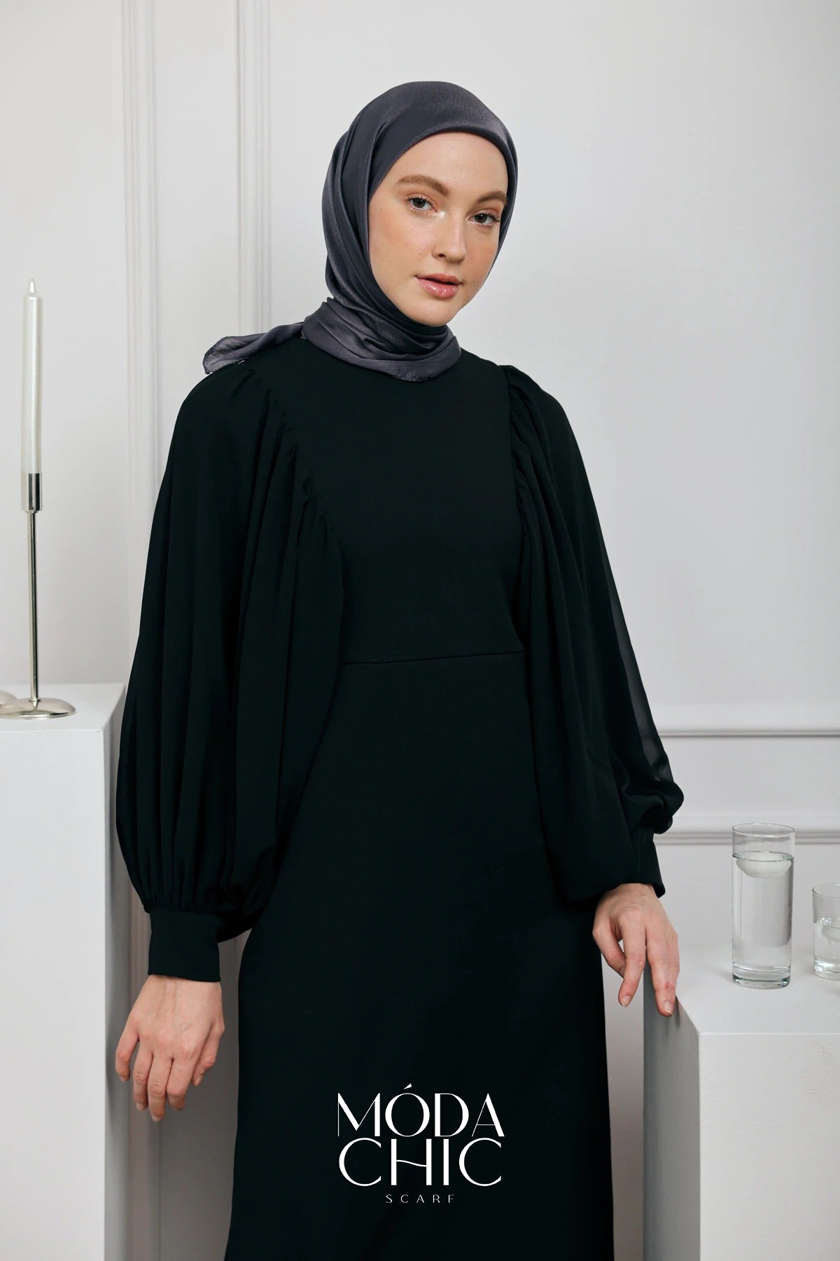 Châle Janjan - Anthracite