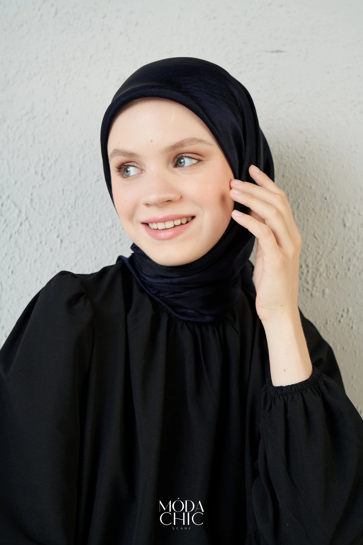 Châle Janjan - Bleu Marine