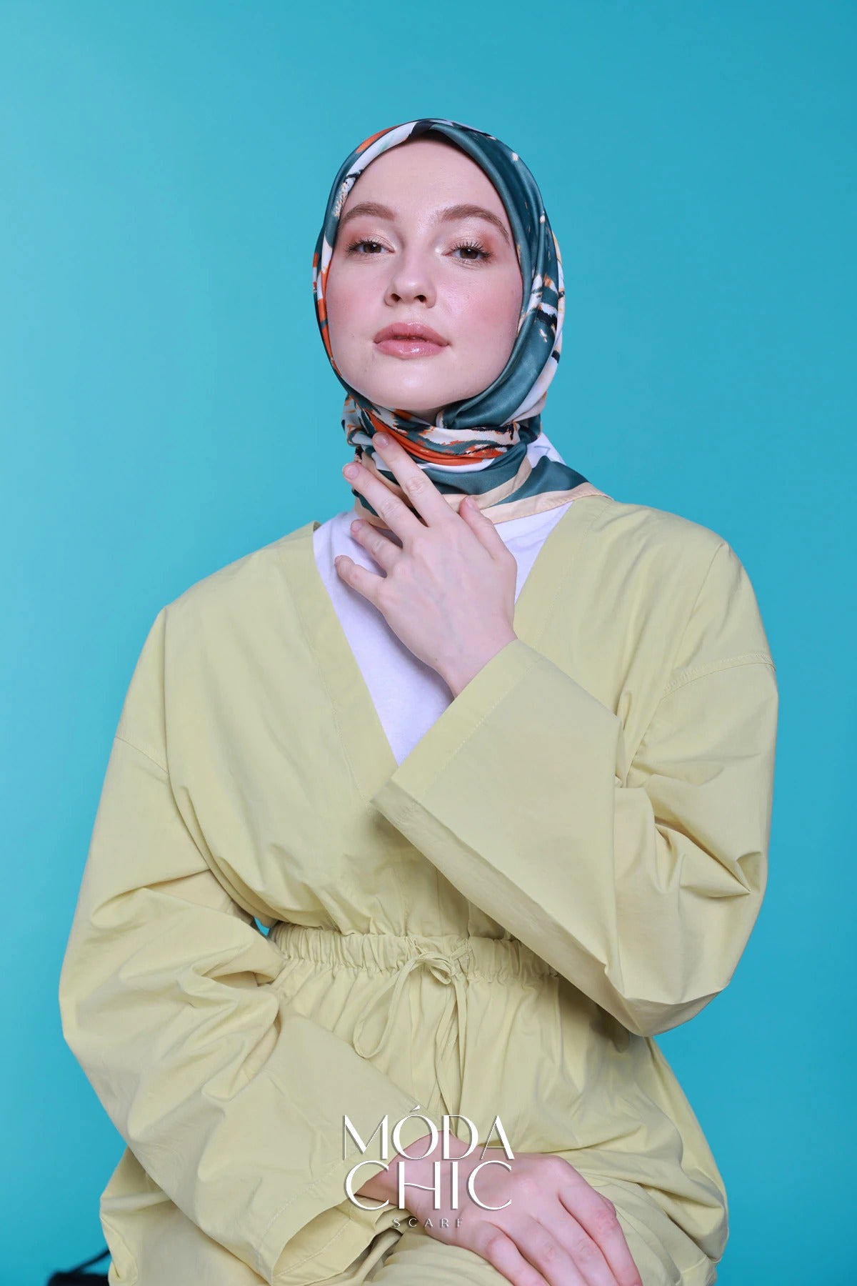 Foulard en sergé Mini coeur - Bouche de Chiots