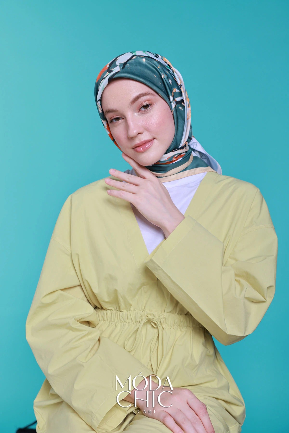 Foulard en sergé Mini coeur - Bouche de Chiots