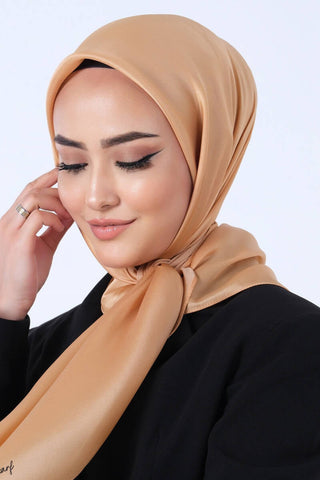 Foulard Satin Cristal - Doré