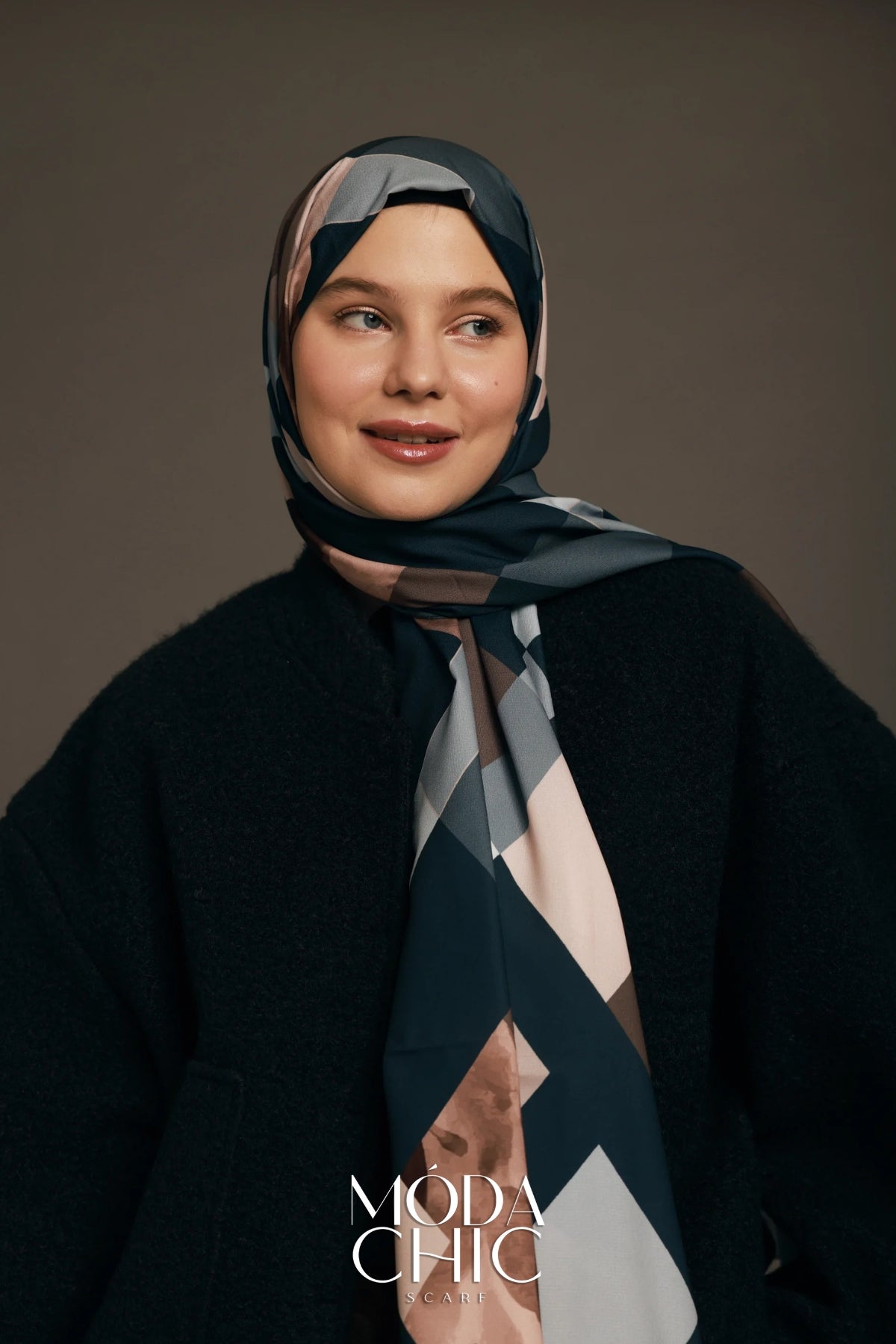 Motif Lys - Gris Foncé