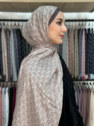 Châle Modèle MK - Beige Marron