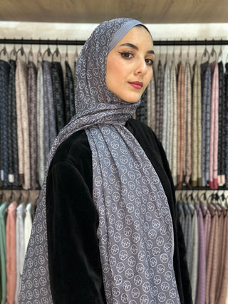 Châle Modèle MK - Gris Pink