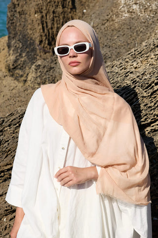 Châle Aya - Beige Sable
