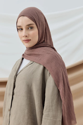 Châle Bambu - Brun Poussiéreux