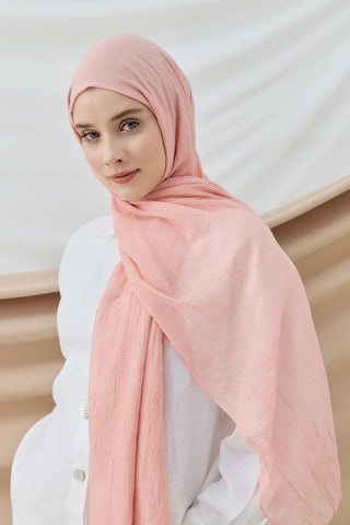 Châle Bambu - Rose Poudré