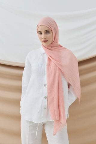 Châle Bambu - Rose Poudré