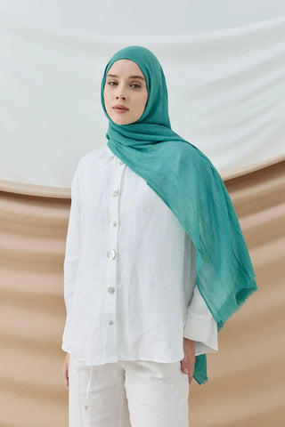 Châle Bambu - Turquoise