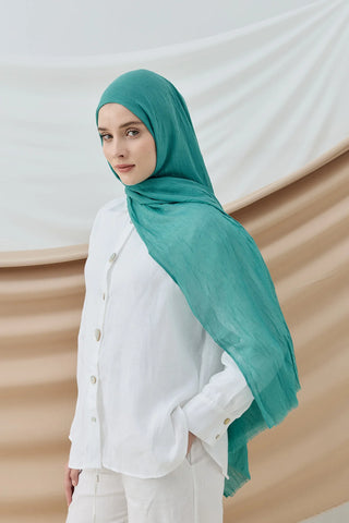 Châle Bambu - Turquoise