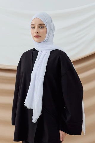 Châle Bambu - Blanc