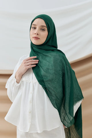 Châle Bambu - Emeraude