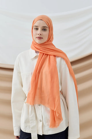 Châle Bambu - Corail Clair