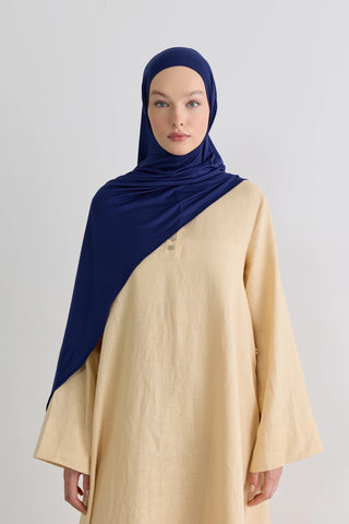 Bambu Penye Châle - Bleu Marine