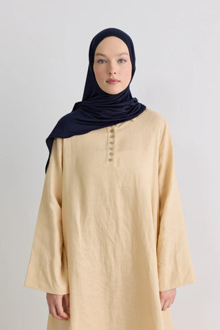 Bambu Penye Châle - Bleu Marine Foncée