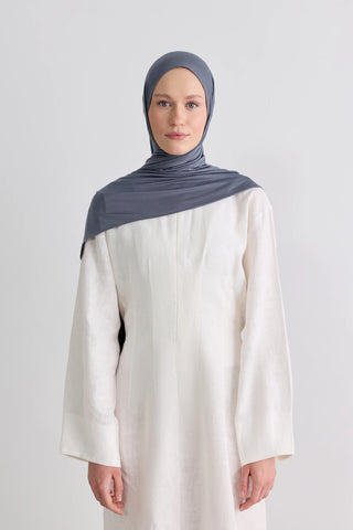 Bambu Penye Châle - Gris Foncée
