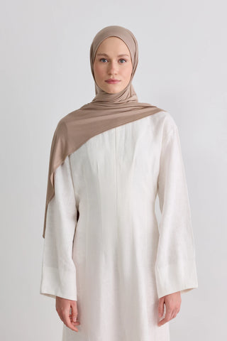 Bambu Penye Châle - Taupe Foncée