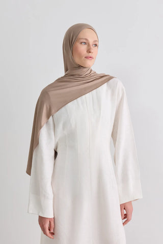 Bambu Penye Châle - Taupe Foncée