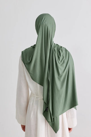 Bambu Penye Châle - Vert Nil