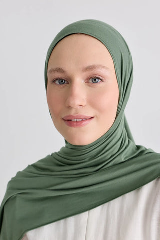 Bambu Penye Châle - Vert Nil