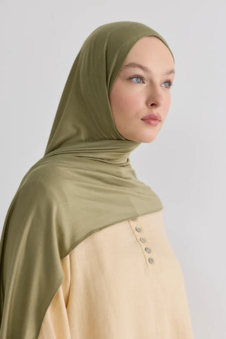Bambu Penye Châle - Vert Pastel