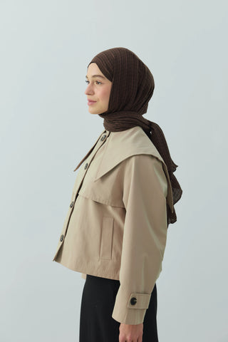 Châle Misto - Café Amer