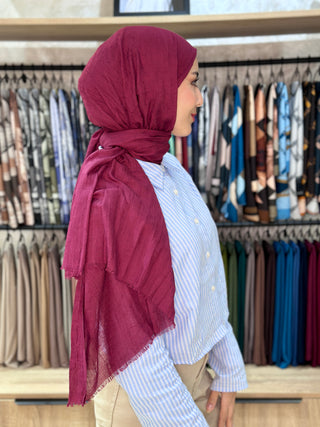 Châle Bambu - Prun Foncée