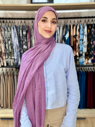 Châle Bambu - Mauve Vibrant